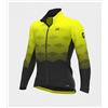 ALE' Giubbino invernale ciclismo ALE' PR-R MAGNITUDE nero-giallo fluo