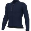 ALE' Maglia ciclismo maniche lunghe ALE' COLOR BLOCK PRAGMA blu marino 2024