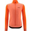 SANTINI Maglia ciclismo invernale SANTINI maniche lunghe COLORE PURO arancio