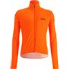 SANTINI Guscio ciclismo antivento SANTINI NEBULA WIND arancione