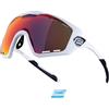Force Occhiali per bici ciclismo FORCE OMBRO PLUS bianco rosso