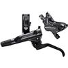 SHIMANO Freno a disco SHIMANO DEORE BL-M6100+BR-M6120 anteriore 4 pistoni