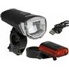 M-WAVE Kit luce anteriore + posteriore di sicurezza led M-WAVE ATLAS K11 UB