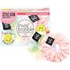 Invisibobble elastici per capelli scrunchie Duo Rosa e Arcobaleno Sprunchie x2 - Scrunchies per capelli seta Edizione limitata - Idee regalo donna