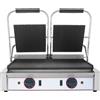 Beckers Piastra grill doppia Modello R2 in ghisa piano Rigato