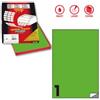 MARKIN Etichette adesive C-503 - in carta - permanenti - 210 x 297 mm - 1 et-fg - 100 fogli - verde fluo - Markin (unità vendita 1 pz.)