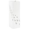 King Collection Portaombrelli - 15,5 x 15,5 x 49 cm - metallo verniciato - fantasia gocce - bianco - King collection (unità vendita 1 pz.)