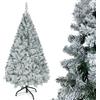 ACXIN - Albero di Natale artificiale, in PVC, 210 cm, con 950 punte, abete finto, incluso supporto in metallo