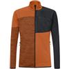 ROCK EXPERIENCE felpa full zip Rock Experience Felpa kobra mock fz blu/marrone