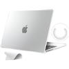 eleger Custodia non rigida compatibile con MacBook Pro 14 pollici M5 M4 M3 M2 M1 Pro/Max A3434 A3426 A3427 A3112 A3185 A3401 A2918- A2442, 2026 2025 2024 2023 2021, Cover anti-crepa, trasparente opaco