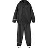 NAME IT Nkndry Rain Set Noos, Set Pioggia Unisex - Bimbi 0-24, Nero (Black), 86