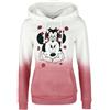 Mickey Mouse Minnie & Topolino Minnie Mouse Donna Felpa con Cappuccio Multicolore S
