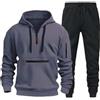 NaLatia Tuta Uomo Sportive Completa Invernale Felpa Con Cappuccio E Pantaloni Training Fitness Basket 2 Pezzi Tuta Da Ginnastica