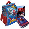 irp SET SCUOLA SPIDERMAN ZAINO ESTENSIBILE SP0609 + ASTUCCIO + DIARIO