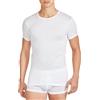 SalGiu Maglia (3 Pezzi) Intima 100% Caldo Cotone Girocollo Mezza Manica (5/L, Bianco)