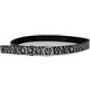 Armani Exchange donna Allover Logo Cintura, Beige/nero., 90 cm