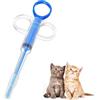 Viojrlly Pet Pill Dispenser, Sparapillole per Gatti, Cani, Riutilizzabile, Sicuro Efficace Animali Domestici Siringa con 2 Pezzi Punta in Silicone, Siringa per Animali da Compagnia per Pillole Capsula (Blu)
