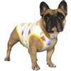 iChoue T-shirt con bulldog francese in stile cartone animato, vestiti carini per cani di taglia media, canottiere grandi francesi, carlino, Boston Terrier inglese, Pitbull, anguria e banana, taglia L