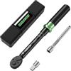 LLAVETOR Chiave Dinamometrica 1/4'',5-25 Nm con Precisione ± 3%, per Moto e Bici - Kit di Manutenzione