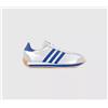 Adidas Originals Country OG Scarpe IN Argento Opaco Blu Brillante Bianco UK 9