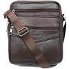 Zerimar Borsa a Tracolla Piccola in Pelle | Borsa a tracolla Uomo | Borsa a tracolla Tasche in pelle | Borsa a tracolla in pelle | Misure 25x19x8 cm Colore Marrone