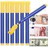 IATAHI Euro Tester Pen,Penna Controllo per Soldi,Verifica Banconote False Rilevatore,Penna per Soldi Falsi,Pennarello Controllo Banconote,Pennarello Banconote False,Adatto a tutti i tipi di banconote