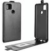 HualuBro Cover Xiaomi Redmi 9C, Flip Cover a Libro in PU Pelle Premium Portafoglio Magnetica Leather Case Custodia per Xiaomi Redmi 9C Cover (Nero)
