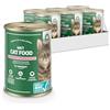 by Amazon Cibo umido per gatti senza cereali, in barattolo, bocconcini di salmone ASC in gelatina, 6 x 405 g