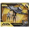 TOYS ONE Spin Master 6064875 Black Adam vs Intergang Mercenary con Veicolo