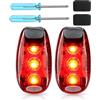 KEWAYO 2 Pezzi Luce Running Ricaricabile USB Luci Bicicletta LED, Luce Stroboscopica, Luce da Corsa di Sicurezza, per Corsa,Alpinismo,Cani,Biciclette