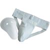 Playwell Protezione inguine in cotone elasticizzato per karate, taekwondo, kung fu, con coppa, misura S