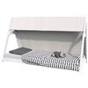 WEBER INDUSTRIES Tipi Letti, Legno, Bianco, 1 Persona
