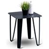 M2 Kollektion Emma 1 Tavolino, Metallo, Nero, B/H/T=40x45x40cm
