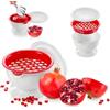 Avilia Pulisci Sgrana e Spremi Melograno 3 in 1 Senza BPA - Separatore Semi, Estrazione Succo e Contenitore per Conservazione Succo Naturale