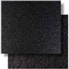 KOBEL - N. 1 scatola di 4 Piastrelle in gomma anticaduta cm 50x50, cm. 2,5 (Totali mq. 1), colore NERO. Pavimento tappeto parco giochi, palestre. Piastrella gomma antitrauma, antishock CERTIFICATA