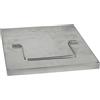 Windhager Copertura per compostiera per letti rialzati, 30,5 x 30,5 x 2,5 cm, acciaio zincato a caldo, copertura per compostiera per letti rialzati, resistente alle intemperie e durevole, argento