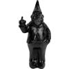 FISURA - Salvadanaio originale a forma di GNOME. Divertente salvadanaio nero per regalo. Dimensioni: 27 x 13 x 8 cm. Materiale: poliresina.