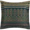 Bassetti Roccaraso V1 9324311 - Federa per cuscino in cotone makò satinato, colore verde, con chiusura lampo, dimensioni: 65 x 65 cm