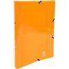 Exacompta 20 raccoglitori cartoncino lucido A4 2 anelli arancione