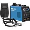 Güde Saldatrice Inverter GIS 162 (230 V, 15,5 W, potenza di alimentazione massima 5,0 kVA, gamma di regolazione 10-160 A, corrente di saldatura, con supporto per elettrodi, morsetto di massa, martello