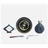 D'ANGELO 1988 KIT RUOTINO DI SCORTA 18 COMPATIBILE CON VW GOLF 7,8 T-ROC, PASSAT CON CRIC CHIAVE E SACCA 125/70R18