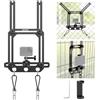 NEEWER Camera Fence Mount per Streaming Live, Compatibile con GameChanger App, Supporto Telefono da Recinzione a Maglie Compatibile con Mevo Start GoPro Max 360 DJI iPhone per Baseball, PA036 Nero