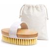 Generico Spazzola Corpo a Secco Setole Naturali - Dry Brushing per Massaggio Anticellulite e Tonificante, 1 pz