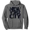 Bahaa's Tee I Love New York, fantastico design grafico retrò di New York City Felpa con Cappuccio