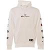 Champion x Space Invaders, Felpa con Cappuccio, Bianco, Uomo SS24