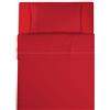 L'ANTICO ARCOLAIO - Completo Lenzuola Una Piazza e Mezza 100% Cotone Italiano, Set Anallergico e Antiacaro, Federe Cuscini Incluse, Qualità e Manifattura Made in Italy Certificata (Rosso)