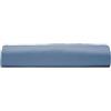 Smart Deco Home Lenzuolo letto sotto con angoli in raso di puro cotone Made in Italy MATRIMONIALE BLU