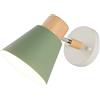 Milageto Nordic Creativo Lampada Da Parete E27 Lampada Da Comodino Decorativo Semplice Applique Da Parete Illuminazione per La Camera Dei Bambini Balcone, VERDE