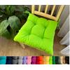 Olenka Cuscino per sedie a trapezio 40 x 35 x 8 cm cuscini per seduta decorazione casa giardino Interno ed Esterno (verde chiaro)