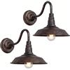FROIDEXG Lampada da Parete per Esterni IP54 Impermeabile Esterna Bronzo Antico Rurale Battuto Lanterna Muro di Ferro della Luce E27 Vintage Edison Lighting per Cortile Giardino Garage Corridoio